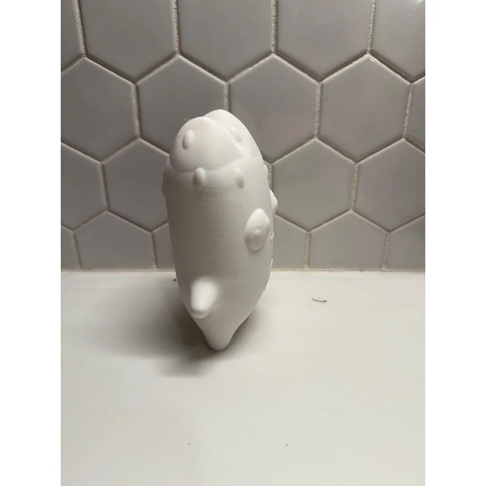 Water Fortnite Sprite- 4.5” White (Unpainted) 3d Printed Figure